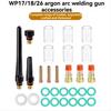 BHBL 29pcs TIG Welding Torch Accessories Stubborn Gas Lens Glass Kit for -17/18/26