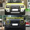 A58X-LED Daytimes Running Light For Toyota Prado LC250 Land Cruiser 250 2024 2025 Fog Light White DRL Amber Turn Signal Lamp