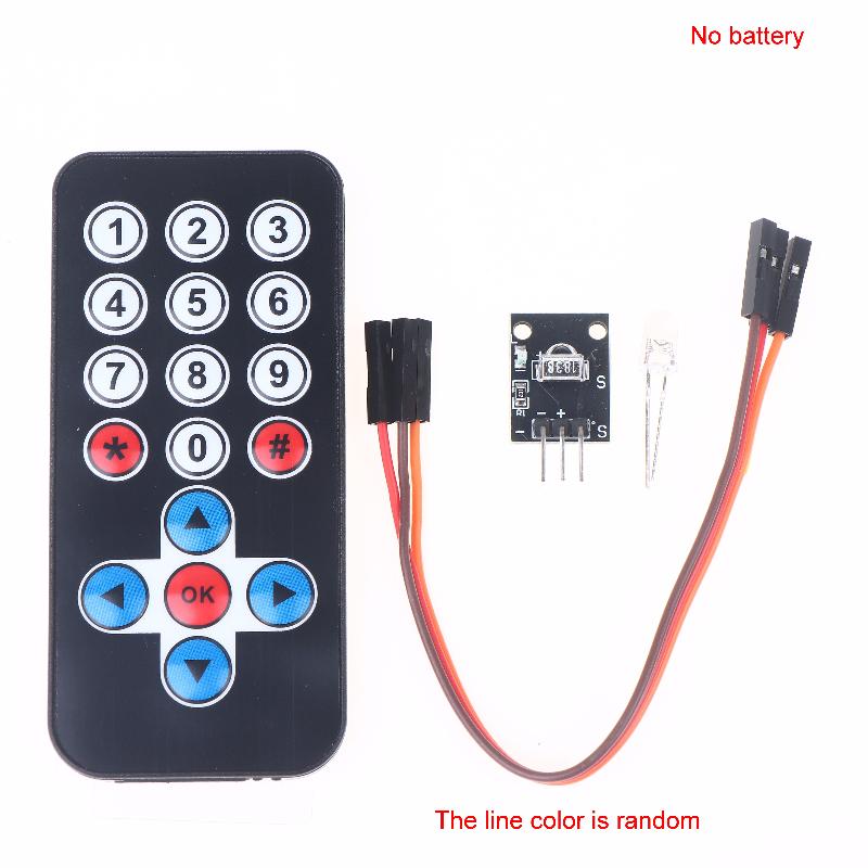 

1 комплект Модуль инфракрасного пульта дистанционного управления Hx1838 Беспроводной модуль ИК-приемника Набор для самостоятельной сборки Hx1838 для Arduino A1