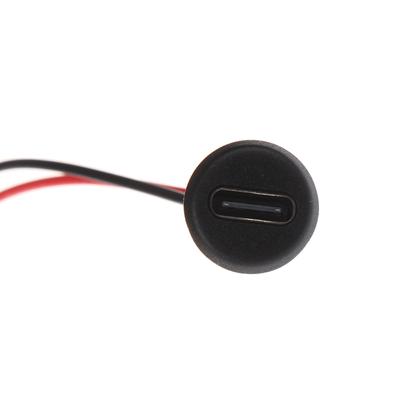 Usb-C 2Pin Yüksek Akım Şarj Soketi Ph2.0 Somunlu Kilit Plakası Konnektörü