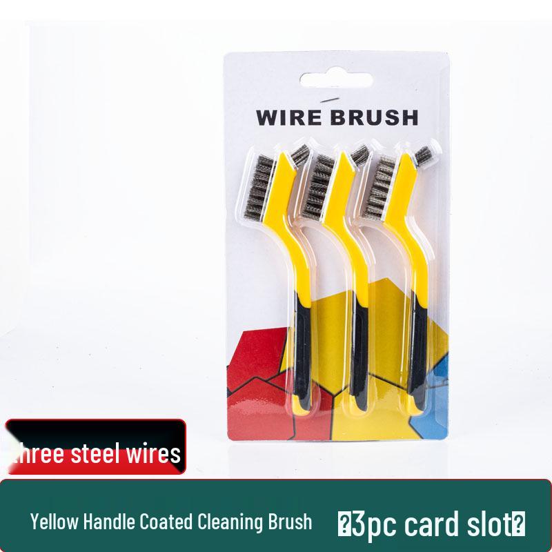 

Набор щеток из нержавеющей стали и нейлона для удаления ржавчины - Мини-чистящий инструмент в стиле зубной щетки