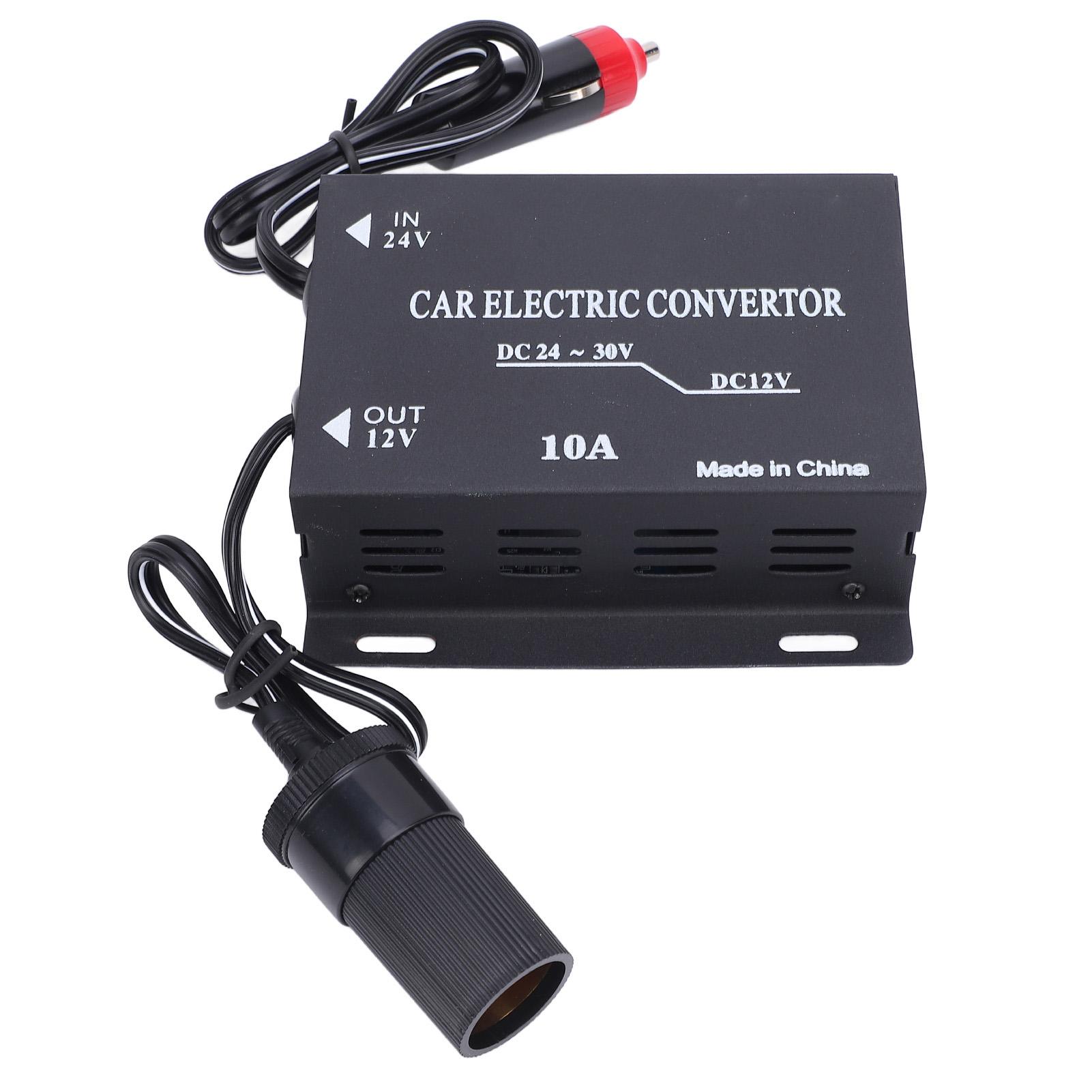 

Автомобильный преобразователь мощности 120 Вт в 240 Вт постоянного тока 24 В в 12 В, эффективное быстрое рассеивание тепла, ударопрочный