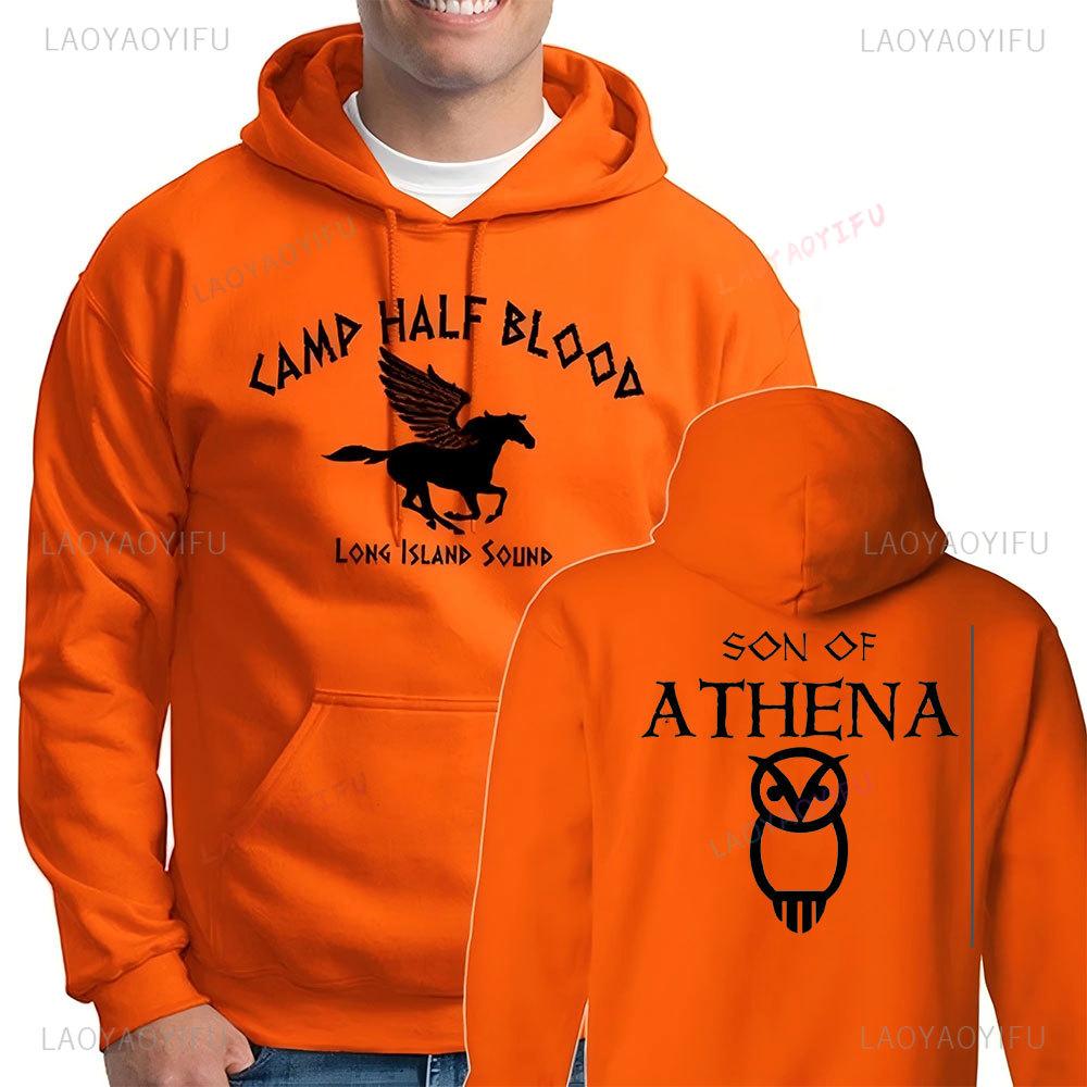 Camp Half Blood Hoodie Percy Jackson Halloween Sweatshirt Double Sided Printing Men Women Casual Sweatshirts Streetwear Hoodies