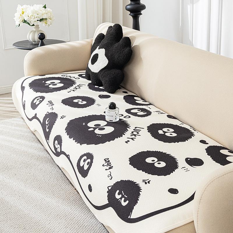 

Подушка для дивана из воздушной пряжи специальной формы с героями мультфильмов, универсальные нескользящие подушки для сидений Four Seasons, чехол для дивана из натуральной кожи, тканевая подушка для сиденья 90*90cm