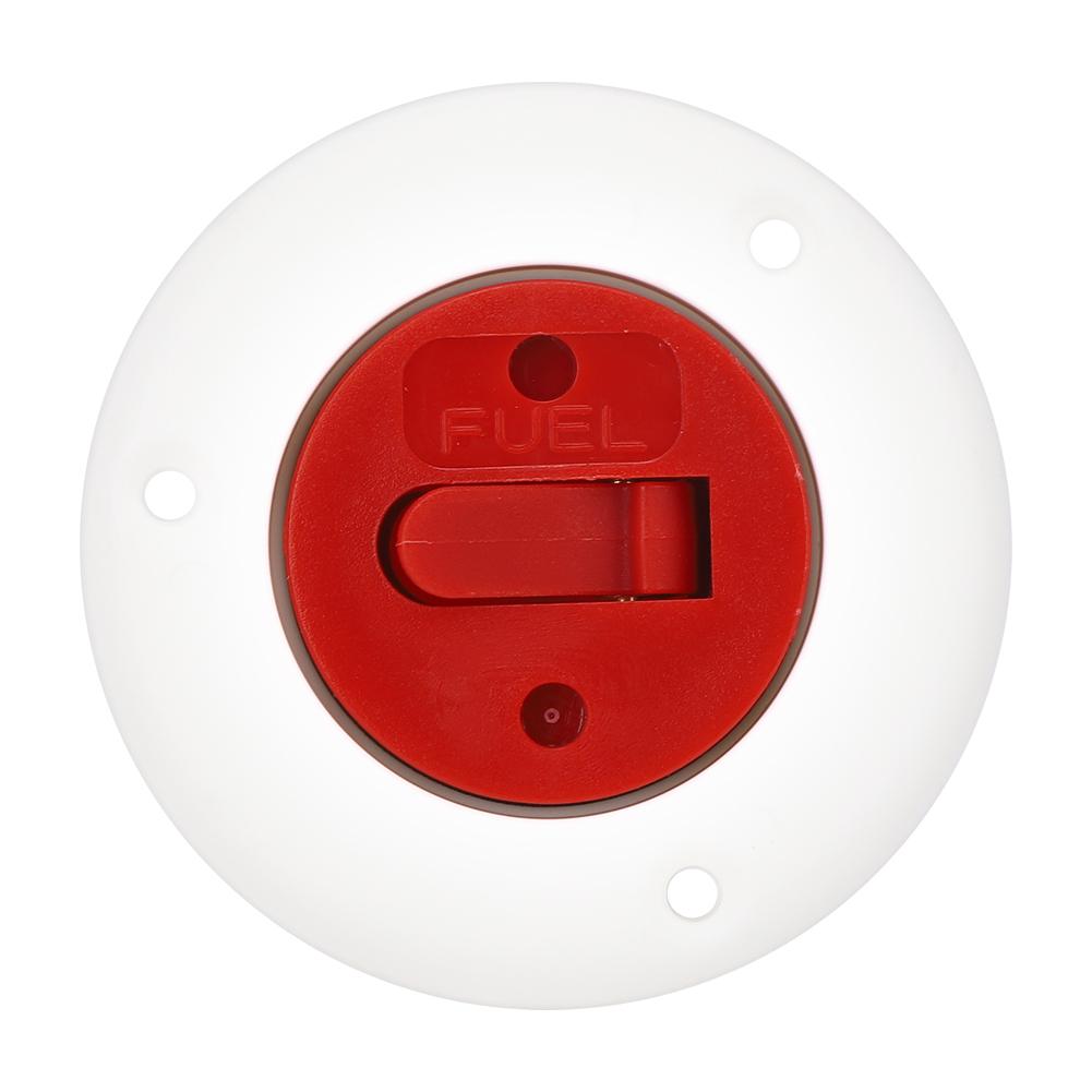 ABS Plastic Boat Deck Fill/ Filler Port Gas Fuel Tank with Key Cap for Yacht Motor Homeswhite