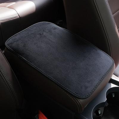 1Pc Suede Leather Armrest Mat Arm Rest Protection Cushion Auto Armrests for Ford Mk2 Vignale F150 Focus Car Interior Accessories