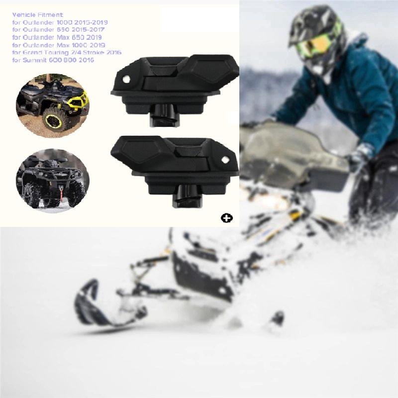 1Pair Black/Silver Quick Release Latch Fasteners Kit 715001707 715008044 715008045 for Can-Am Outlander 650 1000 15-19 Ski-Doo