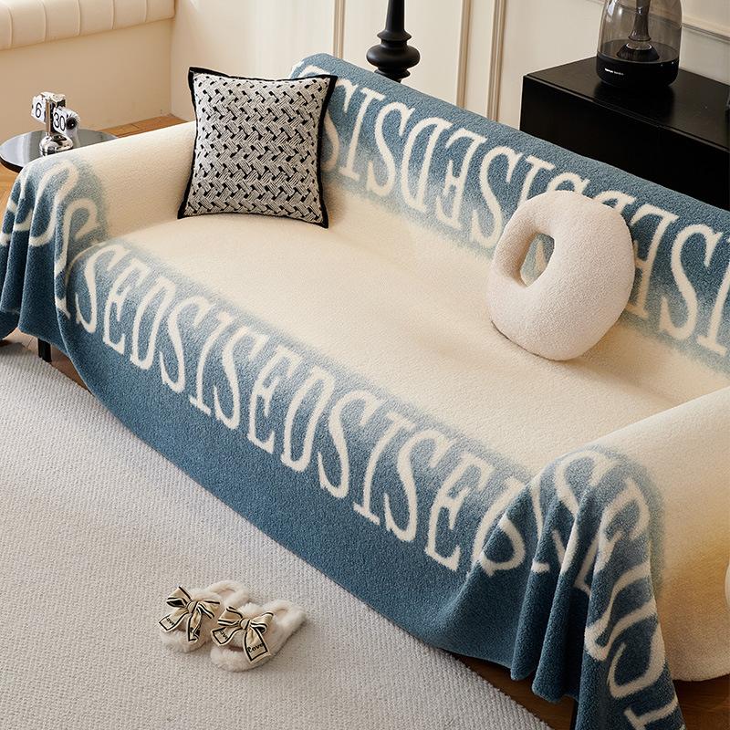 

Тканевый чехол для дивана, зимнее полотенце для дивана на флисовой подкладке, плюшевый чехол для дивана, чехол для дивана 180*130cm