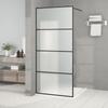 Shower Wall 90x195 Cm Frosted ESG Glass