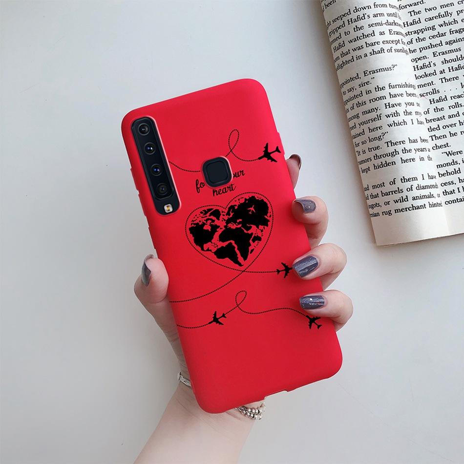 Flower Phone Case For Samsung A9 2018 A920 SM-A920F Back Cover Silicone Painted Soft Fundas for Samsung Galaxy A9 A 9 2018 Cases