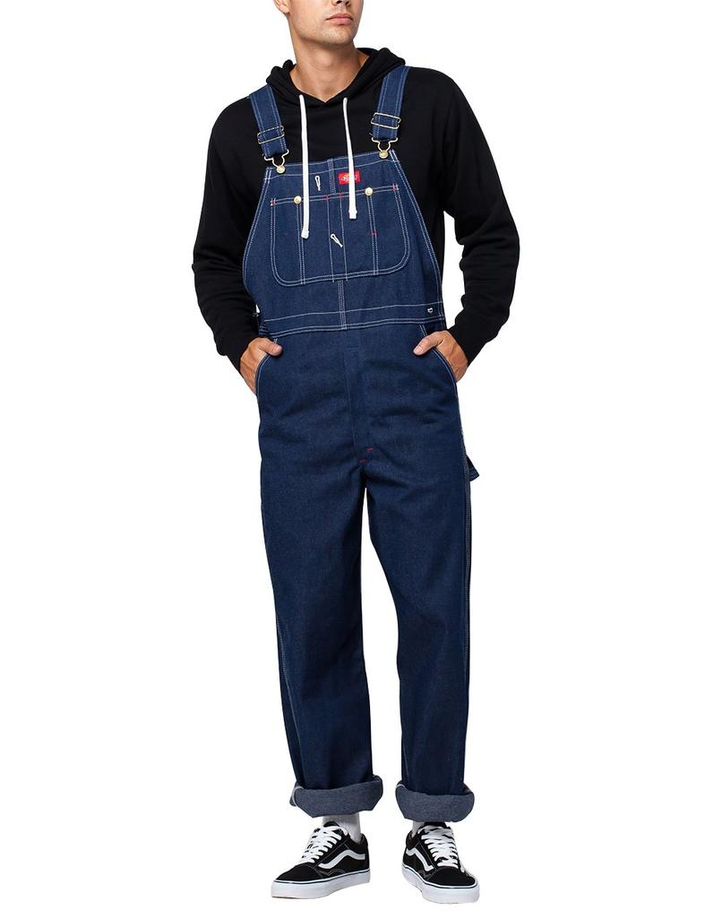 Dickies Indigo 38W x Indigo Blue - 83-294 Overalls, 32L,