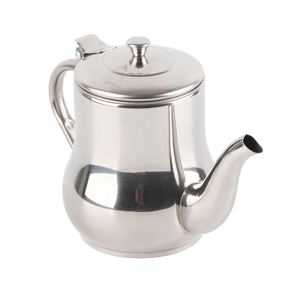 Durable Teapot with Filter Rusty Proof Oil Strainer Pot Modern Small Teapot Loose Leaf Tea