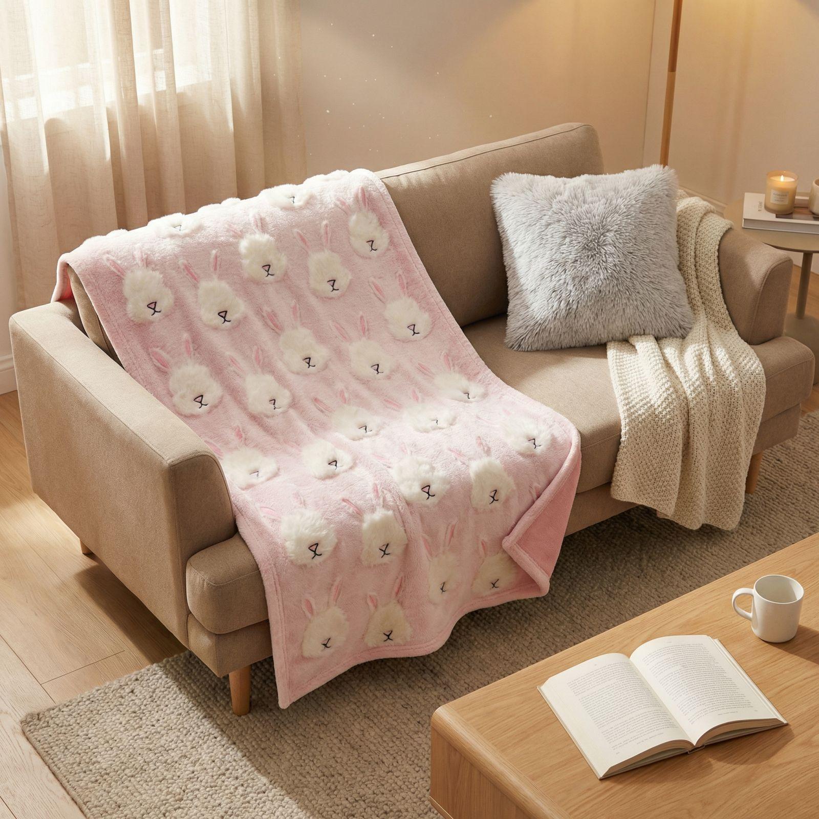 Star Blanket, Blanket, Plush Blanket, Flannel Blanket, Different Sizes. S белый