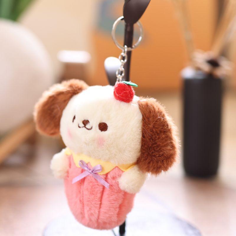 Fruit Bunny Cartoon Plush Animal Pendant Doll For Kids Gift And Bag Decoration