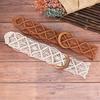 Vintage Breite Böhmische Gürtel Für Frauen Runde Holz Schnalle Geflochtenes Seil Gürtel Weiblich Lässig Häkeln Boho Kleid Taillenband