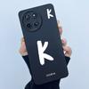 For Realme 11 4G Case Cover Lucky Initial Letter Shockproof Silicone Soft Matte Phone Bumper for Oppo Realme11 4G RMX3636 Casing