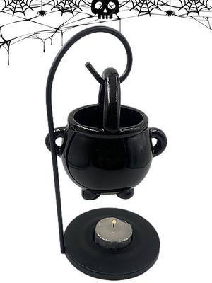 Hanging Cauldron Wax Burner Witch Essential Oil Pot Candle Holder Witchcraft Supplies Incense Aroma Diffuser Candle Tealight