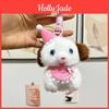 Adorable Plush Dog Keychain Accessory Cute Cartoon Puppy Toy For Gifts And Collectibles