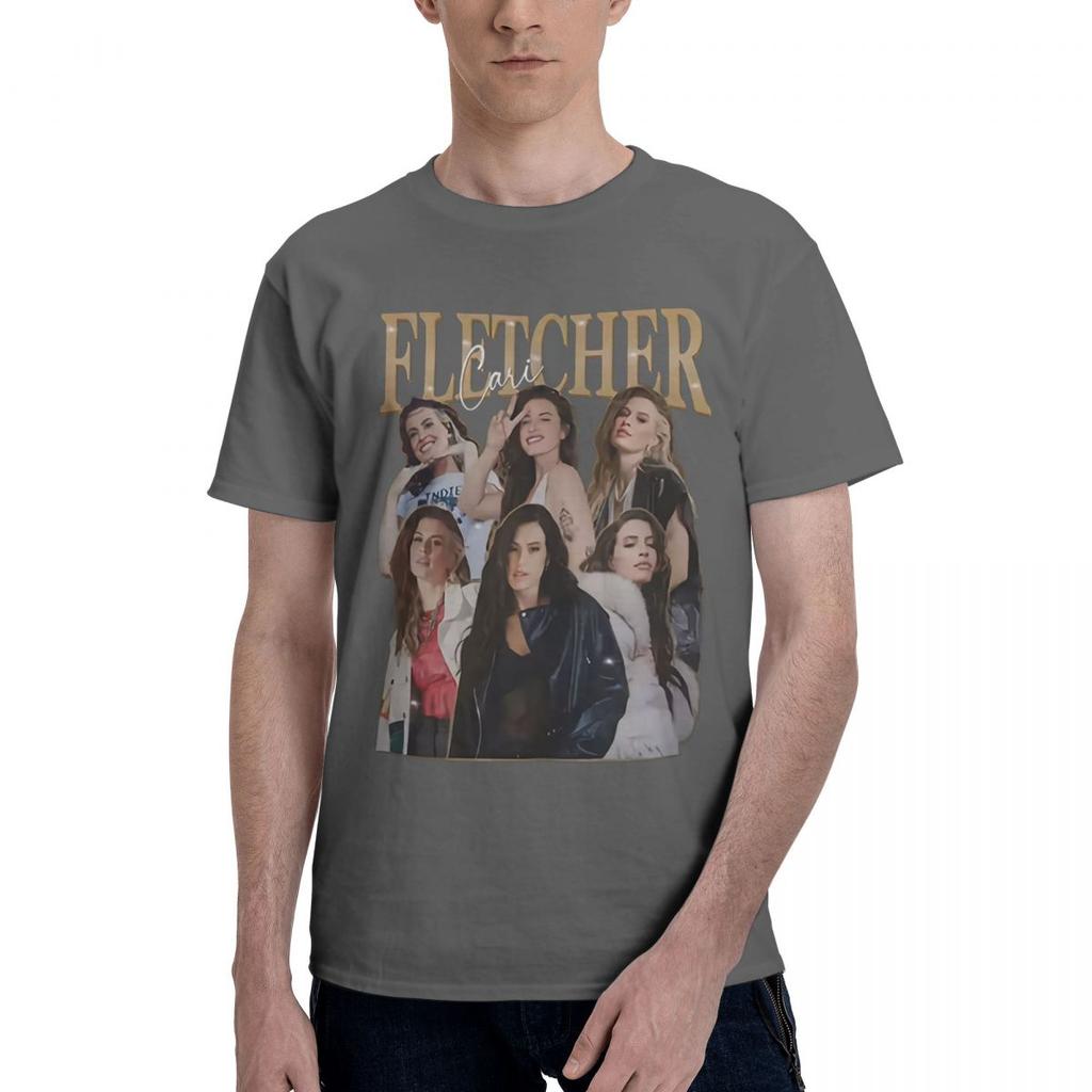 Cari Fletcher 100 Cotton Casual Breathable Confortable Men Top High End Mens Clothing T Shirt Men
