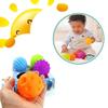6pcs Baby Soft Massage Sensory Development Puzzle Ball Sound Toys For Infants