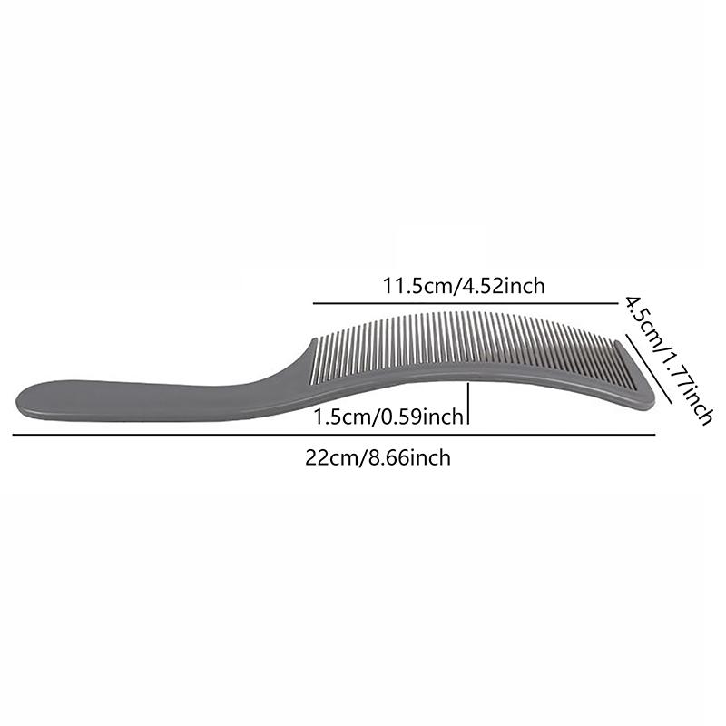 Professional Curved Shaver Hair Clipper Cutting Comb Barber Flat Top Comb Anti-Static Salon Cutting Comb Hairdressing Brush