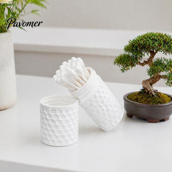 Lightweight Cotton Swab Case 3D Printed Box, Portable Travel Multi-purpose Storage Container Holder, Organizer for Home Bedroom Bathroom Durable Small