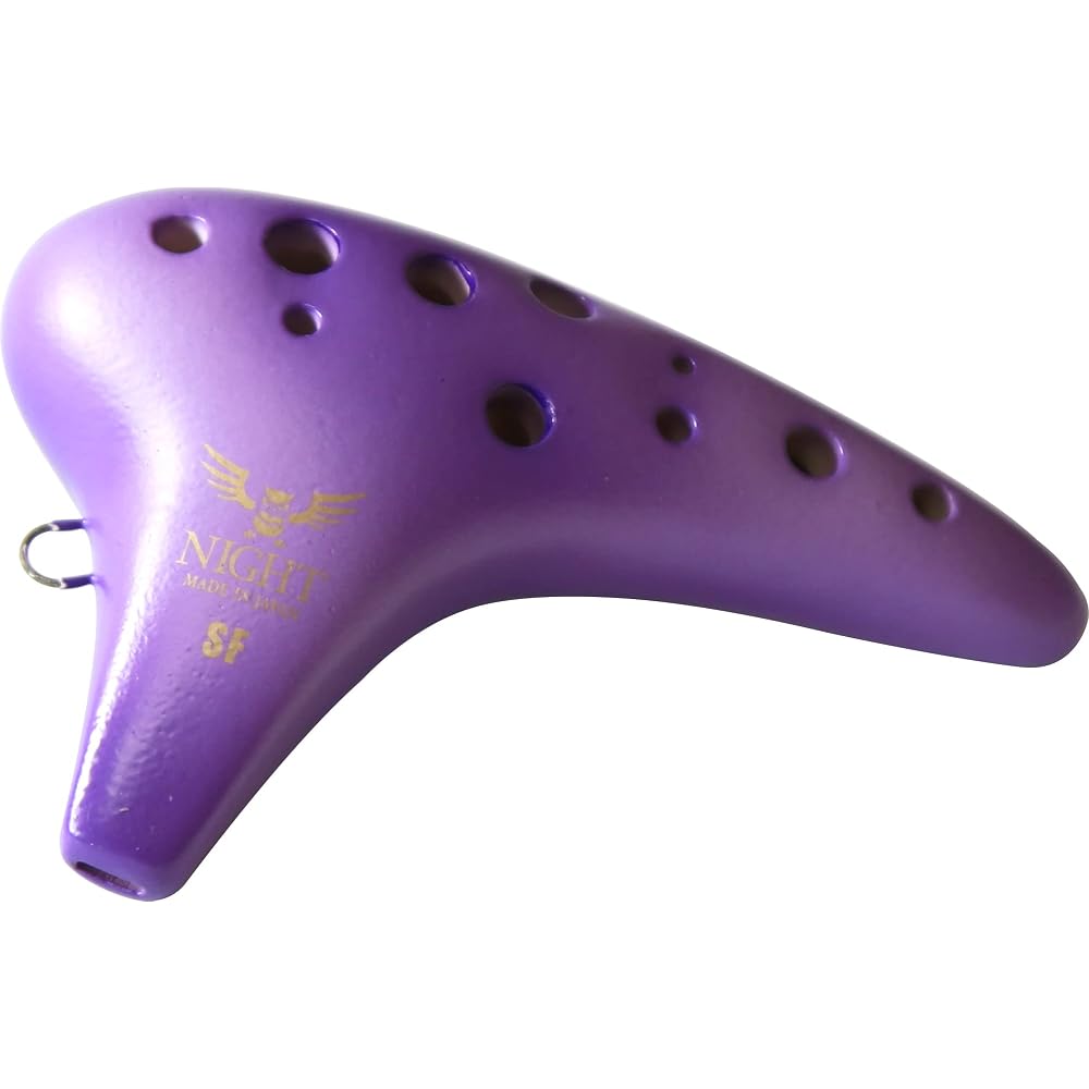 Night Ocarina Soprano F Key Violet S-SFV Musical Instrument