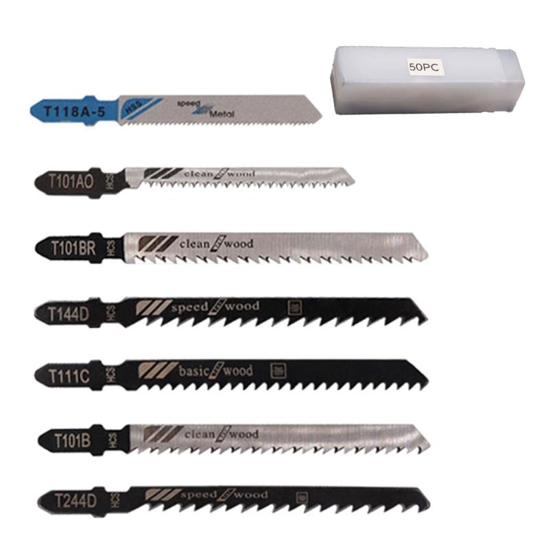 T Shaft Jigsaws Cutter Assorted Set for Cutting Wood, Plastic, Aluminum High Strength Jigsaws Cutter Jigsaws Cutter Set