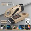 Portable Solar Hand-Crank Emergency Flashlight