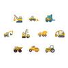 Cartoon Construction Vehicle Reward Stickers - 500/roll