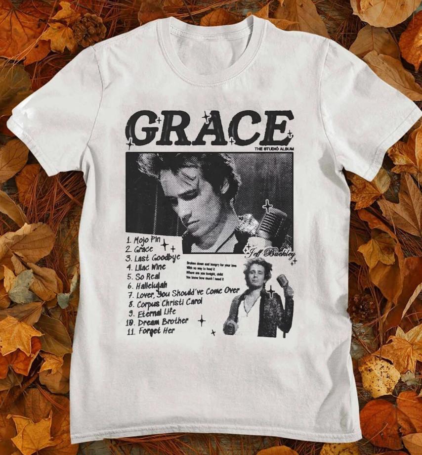 Vintage 1995 Jeff Buckley Mystery White Boy Tour 1995 T-shirt size S-5XL XXXL