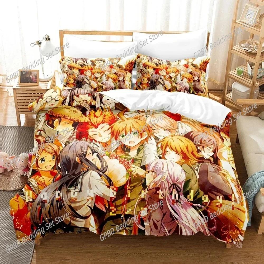 Luxury New 3D Print Anime Danganronpa Bedding Set,Duvet Cover Bed Set Quilt Cover Pillowcase,King Queen Twin Size Girls Adults