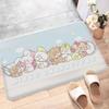 Cute Cartoon Mikko Cat Bathroom Mat Anti-slip Absorb Water Long Strip Cushion Bedroon Mat Hotel Decor Mat