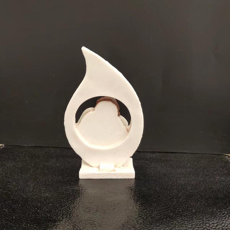 Holy Family Resin Figurine  Nativity Scene 20cm Mary  Baby  Blessing Statue for Christmas Office Table Decoration