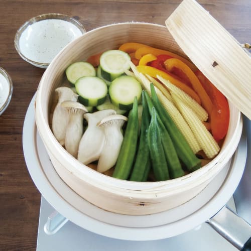 Hokuriku Aluminum Chinese Steamer Stand, 18cm (Fits steamers with an outer diameter of 10-15cm), Lightweight Aluminum, Made in Japan. This Chinese ste