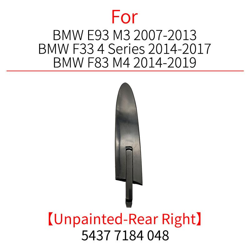 For BMW E93 F33 F83 Car Left / Right Hinge Covers Roof Convertible Trim strip Accessory For BMW M3 M4 4 Series 420 425 430