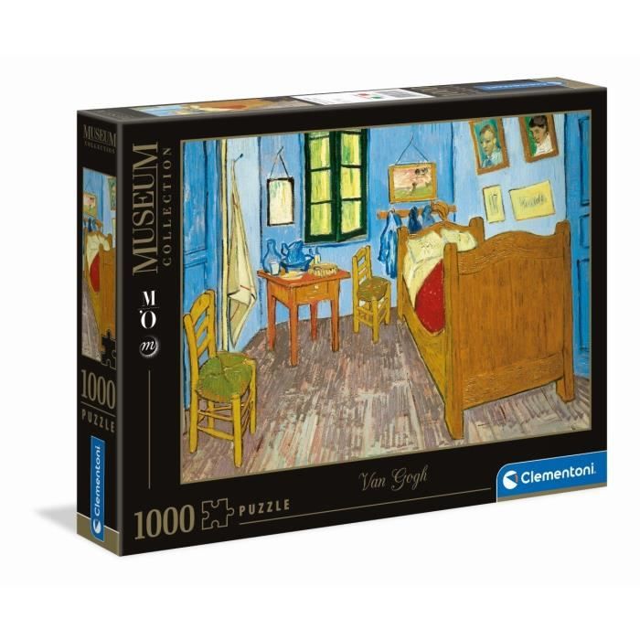 Puzzle Clementoni - Collection Museum - Chambre Arles V.Gogh - 1000 pièces - Pour adultes