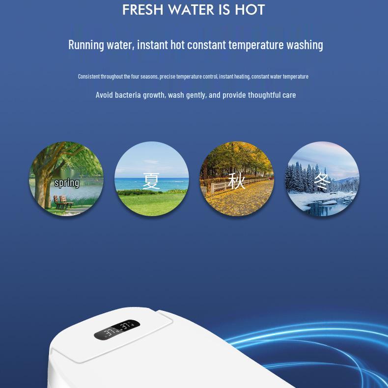 110V Smart Toilet Seat with Drying & Cleaning for Home Use