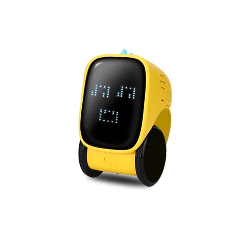 

Програмований розумний робот для дітей з функцією розпізнавання емоцій, сенсорною функцією, для раннього розвитку та зі співаючими прикрасами жовтий