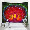 Tree of Life Tapestry Wall Hanging Room Decoration Aesthetics Yoga Mat Starry Sky Landscape Home Mural Decoration Altar Cloth