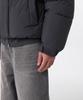 Musinsa Standard Daily Puffer Hooded Short Padded Jacket [Dark Gray]