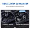 Naklejka Samochodowa 2 szt. Mata na Kubek Samochodowy z PVC Podkładka pod Kubek Samochodowy Mata Antypoślizgowa Akcesoria do Mercedes Benz AMG GLE GLS CLS GLC CLA GLA GLK ML C1