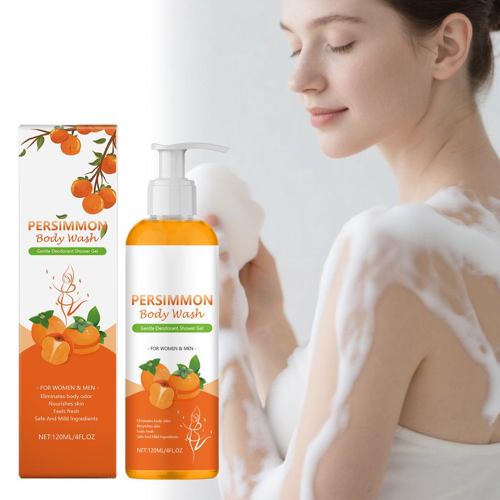 Nourishing Body Wash Orange Fragrance Gentle Cleansing Moisturizing Refreshing Shower Gel 500ml