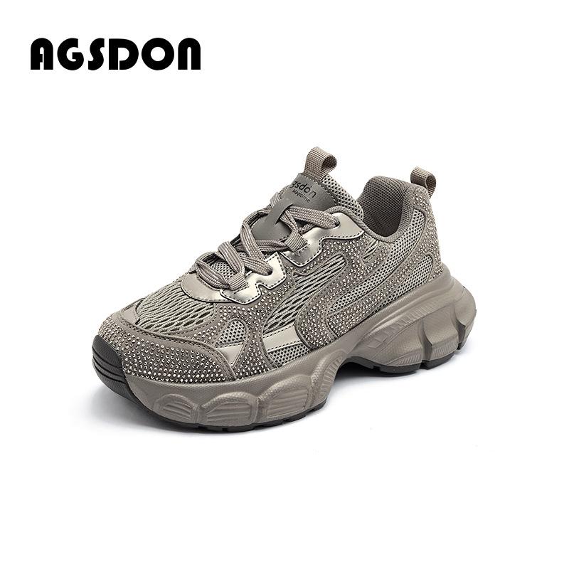 Augustine platform dad shoes women's 2025 new autumn and winter muffin platform casual sports shoes lightweight running shoes