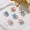 10pcs Fashion Crystal Flowers Patch DIY Headwear, Cardigan,suit, Floral Accessories Patches for Clothing