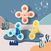 Sucker Spinning Top Finger Spinner Baby Spin Top Bath Toys Bathing Sucker Spinner Suction Cup Toy