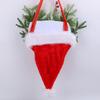 Creative Luminous Christmas Hat Decorative Door Hanging Pendant, Christmas Green Plant Needle Door Hanging Christmas Tree Decoration Supplies