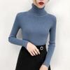 Slim Fit Women Turtleneck Sweater Knitted Pullovers Winter Warm Plus Size Clothes Elastic Soft High Quality
