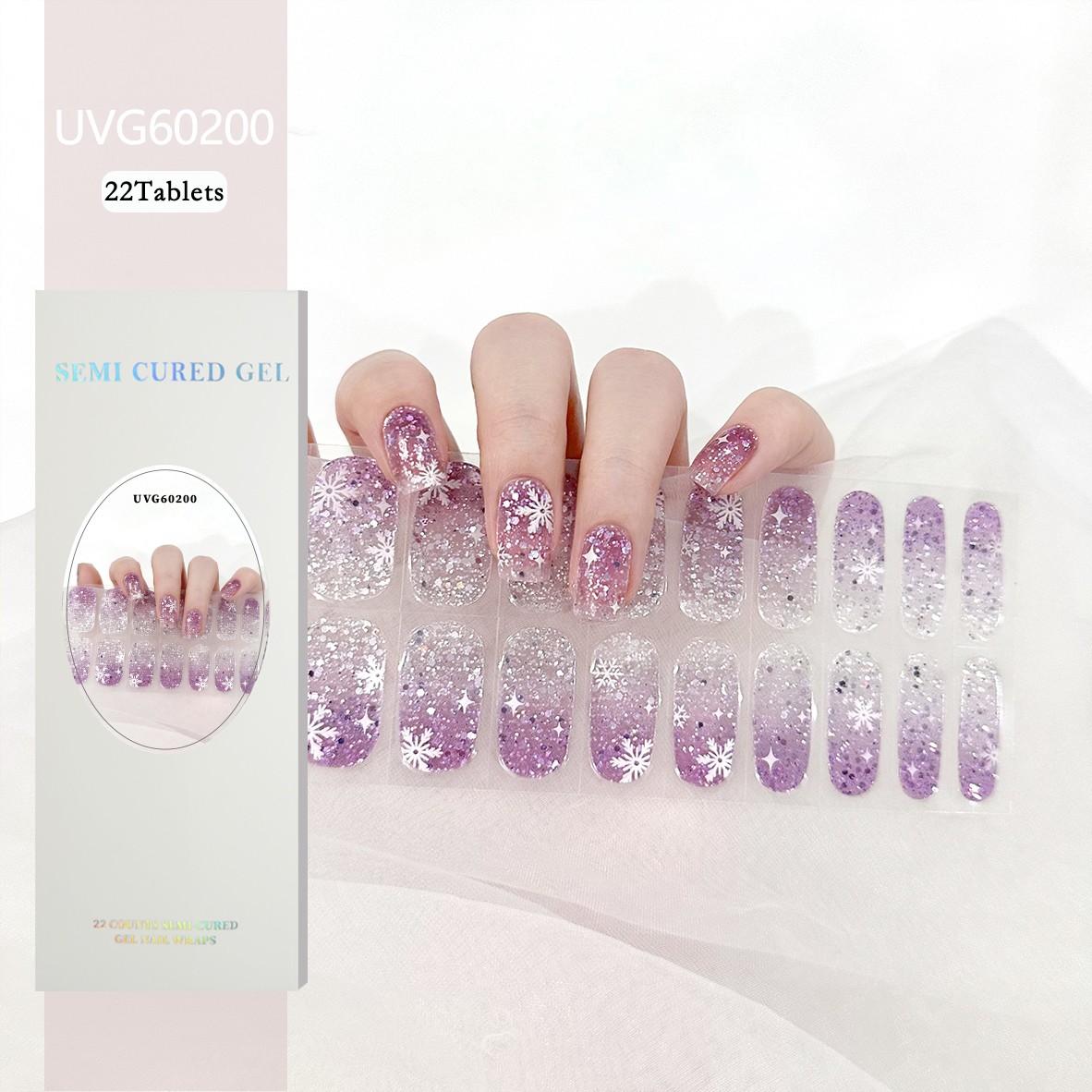 Factory Direct High-Quality UV Nail Sticker Wraps Custom Logo