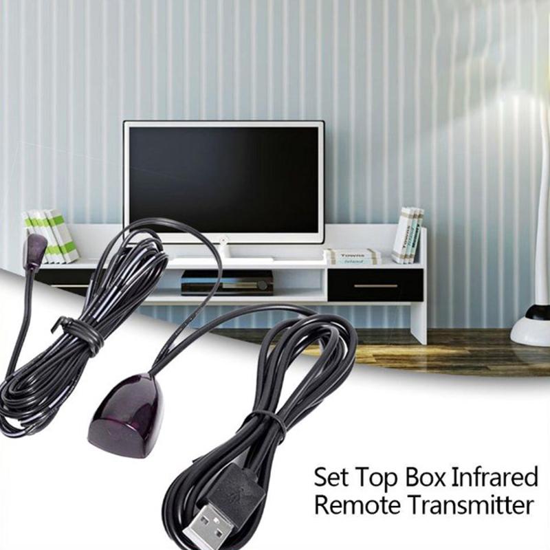 USB-adapter IR Infrarød Fjernkontrollforlenger Repeater Mottaker Sender Emitter Gjelder Alle Fjernkontrollenheter